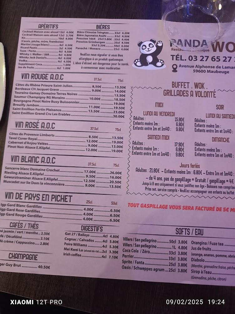 Panda Wok - Menu Image 2